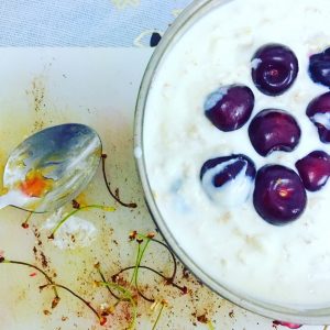 Cherry Pie Fridge Oats from Fit Girl's 28 Day Jumpstart