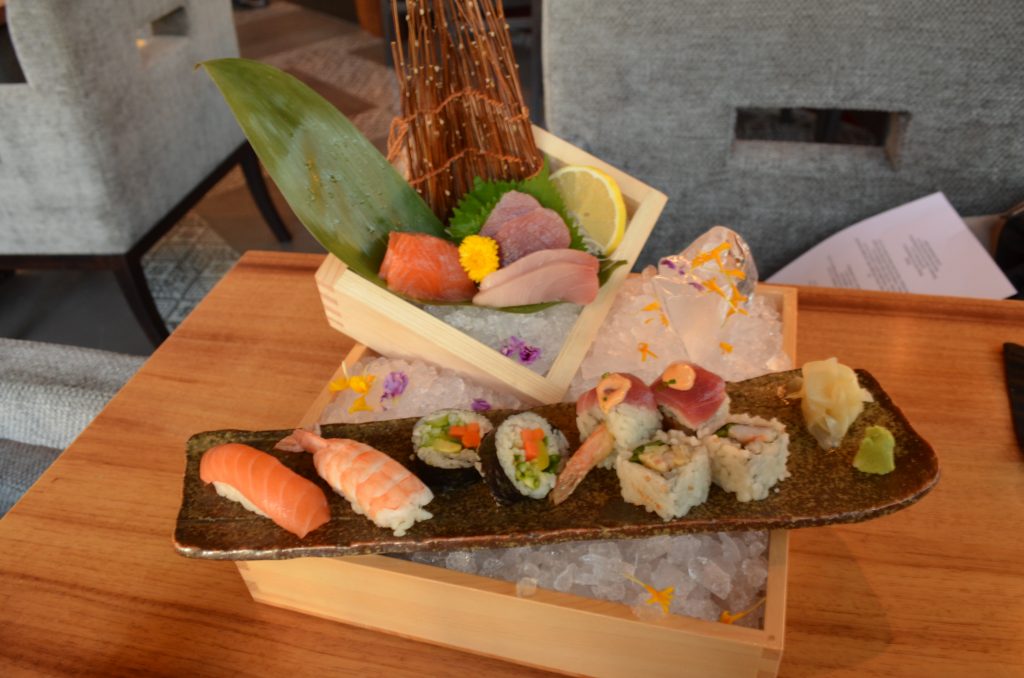 Katana Red Sun Brunch|Osusume brunch|The amazing sushi platter included a vegetarian option.