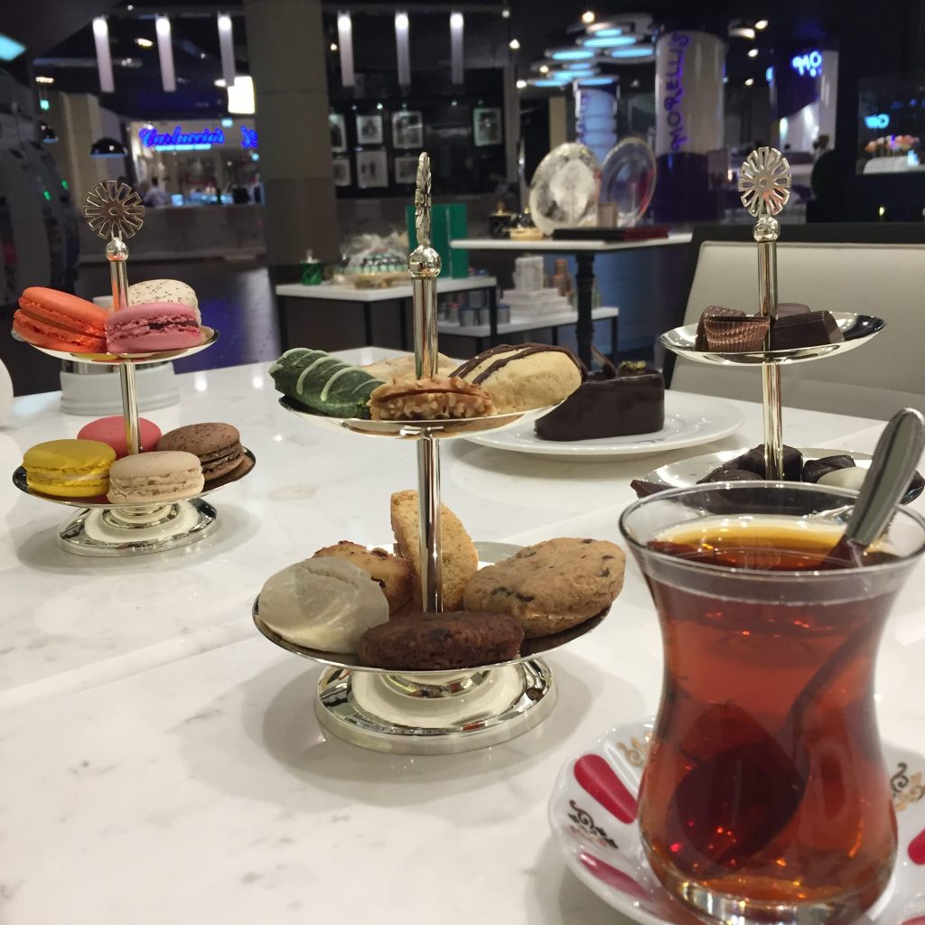 Our large spread of desserts to try|Divan Patisserie