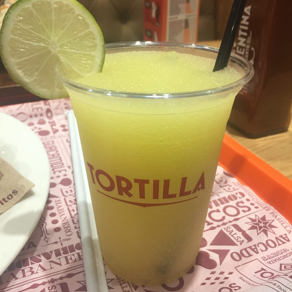 Tortilla|In-house virign margaritas