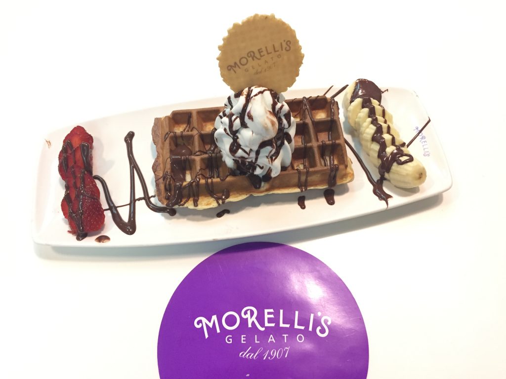 Morelli's gelato at Dubai Mall