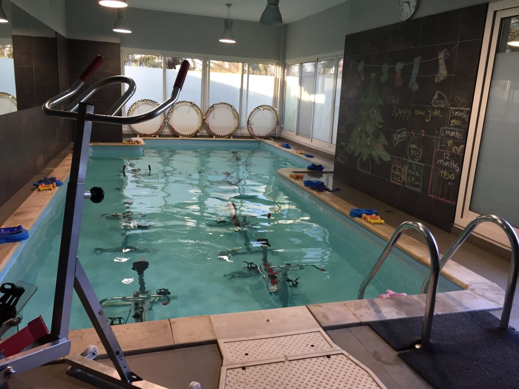 Here is the overall facility|L'atelier Aquafitness|Aquabiking