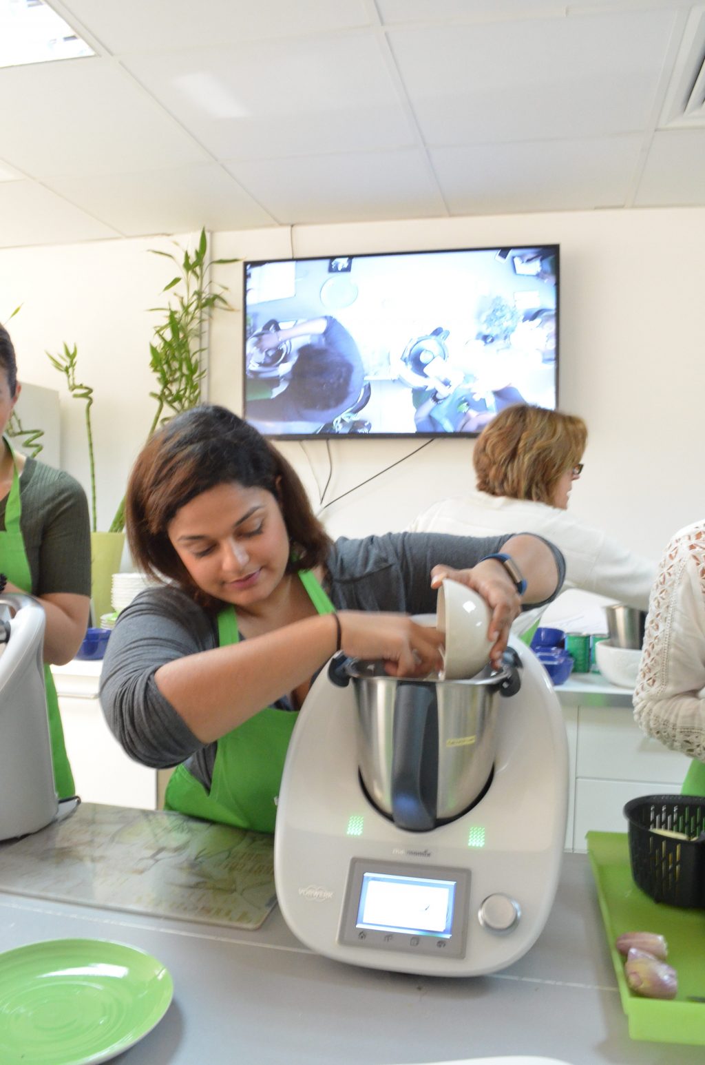 Me working on the monster that is the Thermomix!