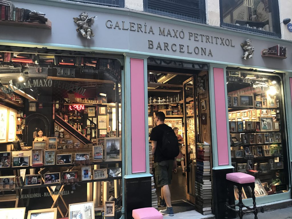 Petrixol street, Gothic Quarter, Barcelona, Spain