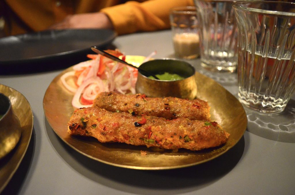 Moombai & Co |Dubai's licensed Parsi cafe|Lamb kebabs