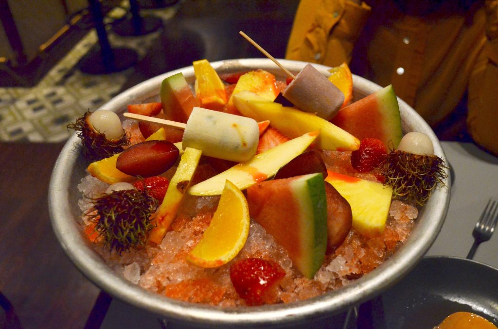 Moombai & Co |Dubai's licensed Parsi cafe|Fruit platter