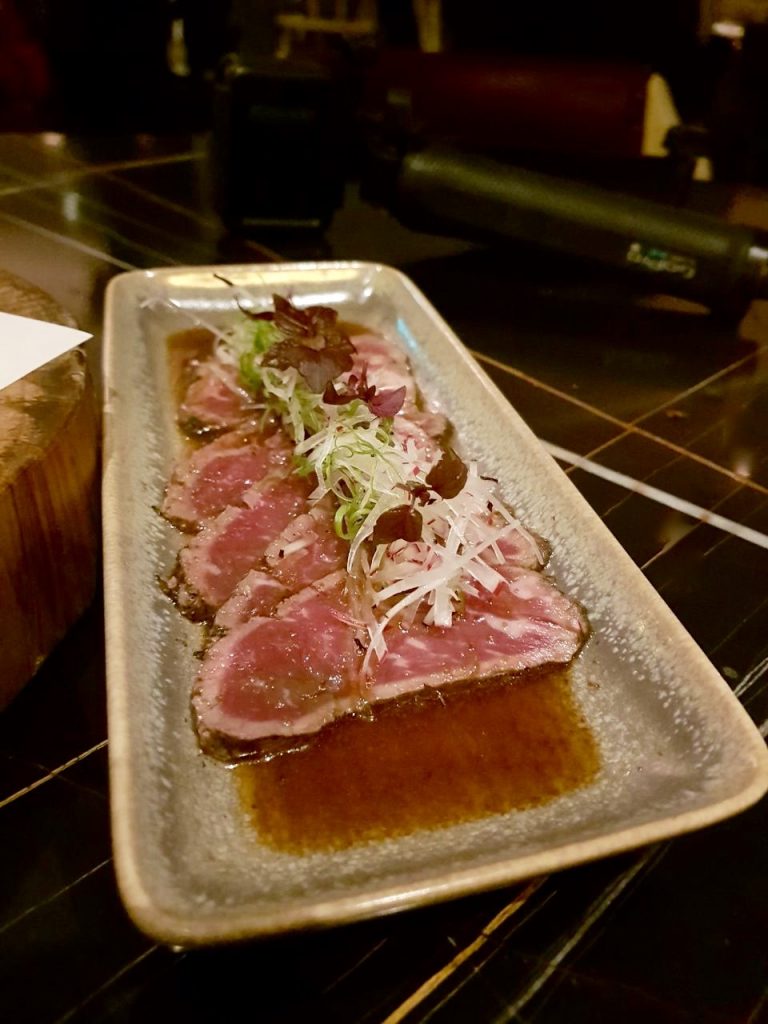 Scorched wagyu at Weslodge Dubai