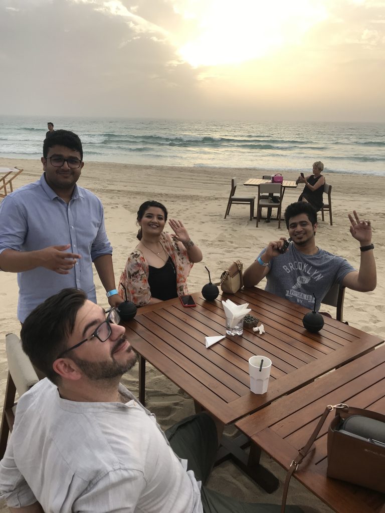 Birthday crew at Key West Brunch Dubai