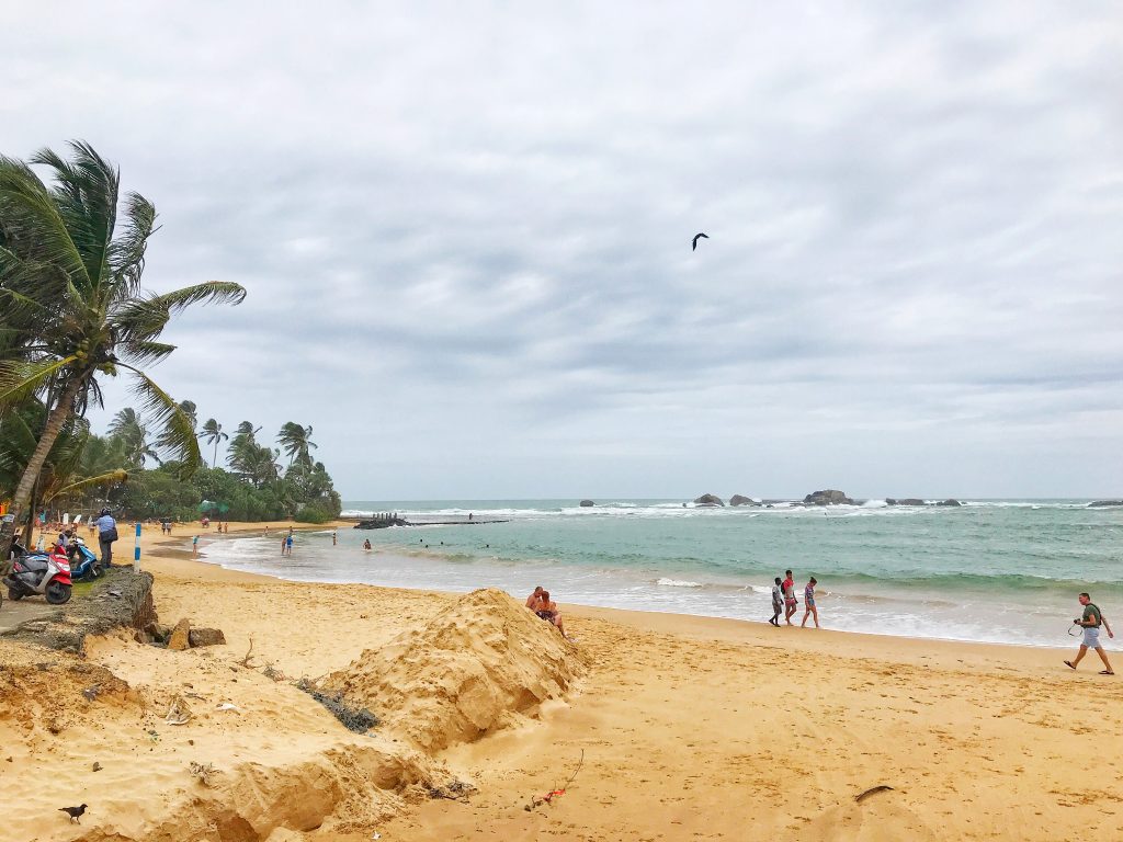 The sea in Hikkaduwa is gorgeous!