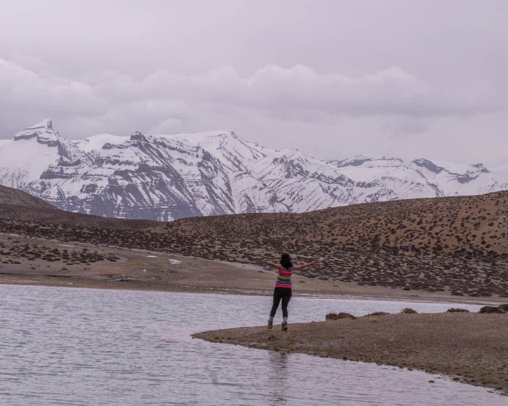 The gorgeous Dhankar Lake