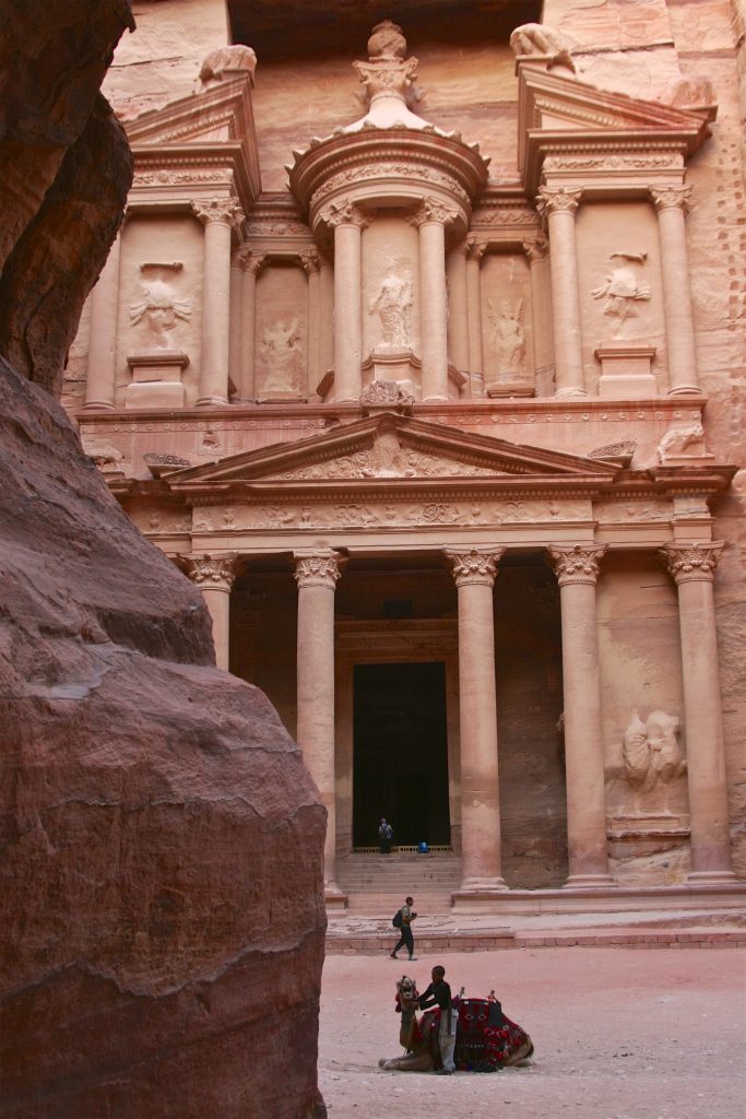The popular Treasury at Petra
