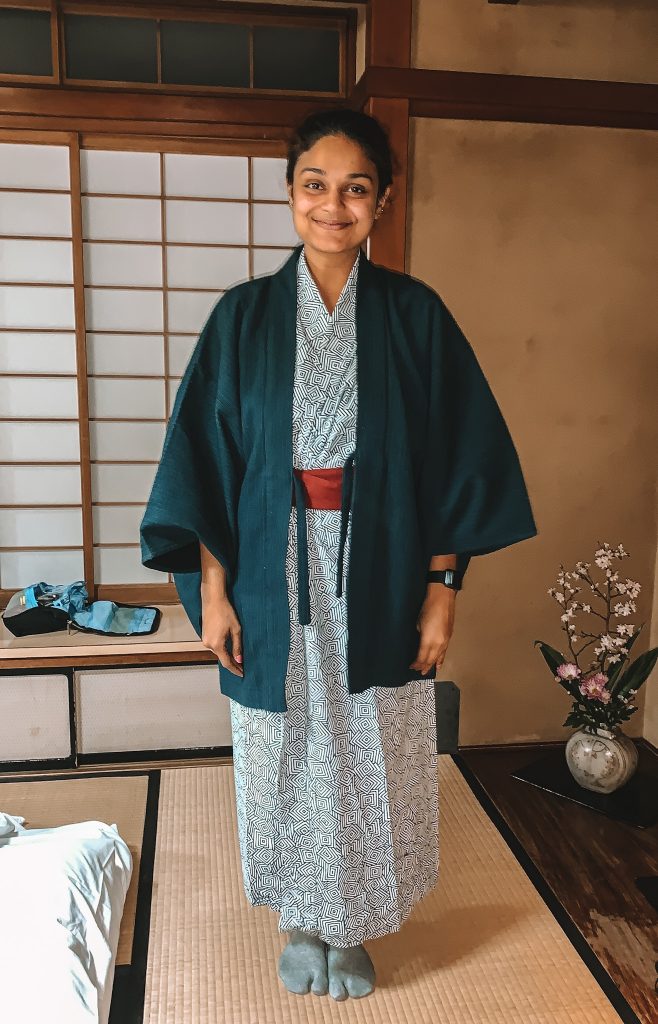 Me in my yukata (summer kimono)