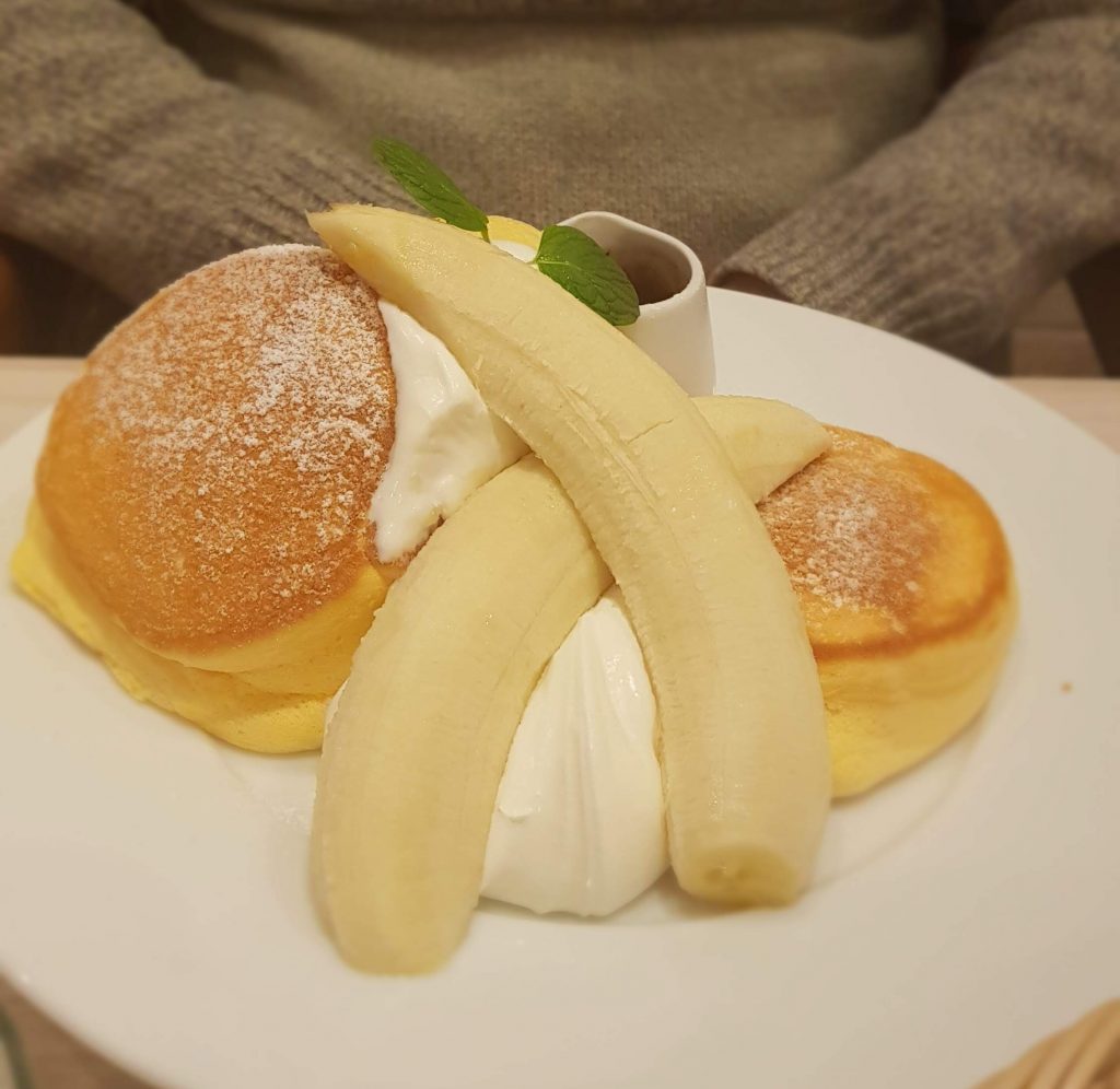 A Happy Pancake banana pancakes