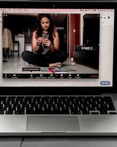virtual yoga session